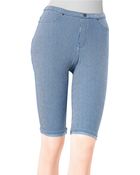 Hue Pinstripe Boyfriend Jean Shorts - Lyst