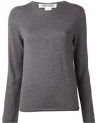 Comme Des Garcons Comme Des Garcons Basic Knit Top - Lyst