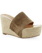 Chloé Kirsten Wedge Sandal - Lyst