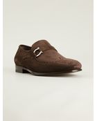 Ferragamo Logo Loafers - Lyst