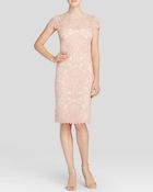 Tadashi Shoji Dress - Cap Sleeve Lace - Lyst