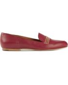Chloé Studded Loafers - Lyst