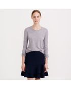 J.Crew Petite Vintage Cotton Long-Sleeve Tee - Lyst