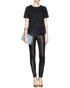 MSGM Lip Embroidery Bonded Jersey Sweatshirt - Lyst