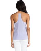Tibi Silk Cami in Lavender - Lyst