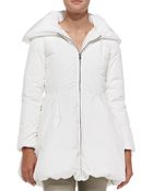 Alice + Olivia Blakeley Puff-Collar Coat - Lyst