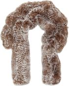 Annabelle New York Rex Rabbit Fur Scarf - Lyst