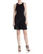 Sachin & Babi Sequined Crepe Swing Dress - Lyst