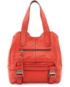 Kooba Wyatt Studded Buckle Tote Bag - Lyst
