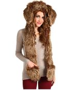 Spirit Hoods Brown Rabbit Rio Full Hood - Lyst