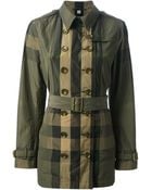 Burberry Brit Trench Coat - Lyst