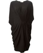 Lanvin Draped Dress - Lyst