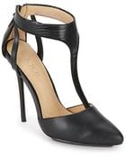 L.a.m.b. Serena Leather Pumps/Black - Lyst