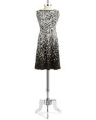 Maggy London Patterned Fit And Flare Dress - Lyst