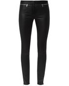Alexander McQueen Skinny Leather Trousers - Lyst