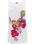 Versace Printed Tank - Lyst
