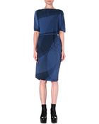 Issey Miyake Sleeveless Pleated Geometric Dress - Lyst