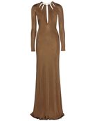 Emilio Pucci Long Stretch-Jersey Dress - Lyst