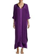 Donna Karan New York Long Glamour Silk Caftan - Lyst