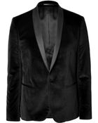 The Kooples Velvet Tuxedo Blazer - Lyst