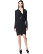 Narciso Rodriguez Draped Tuxedo Dress - Lyst