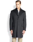 Corneliani Wool Coat - Lyst