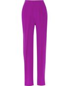 Stella McCartney Cindy Silk Straight-Leg Pants - Lyst
