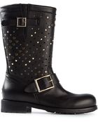 Jimmy Choo 'Biker' Boots - Lyst