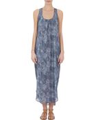 L'Agence Tiered Surplice Maxi Dress - Lyst