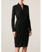 Plein Sud Draped Dress - Lyst