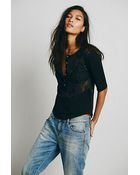 Free People Fp New Romantics Daisy Mae Tee - Lyst