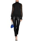 Emilio Pucci Leather/Fur Mini Newton Clutch - Lyst