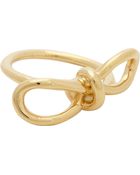 Balenciaga Boucle Bow Ring - Lyst