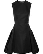 McQ by Alexander McQueen Pleated Duchesse-Satin Mini Dress - Lyst