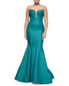 J. Mendel Strapless Bustier Mermaid Gown - Lyst