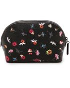 Rebecca Minkoff Izzy Cosmetic Case - Black Floral - Lyst