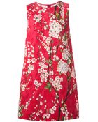 Dolce & Gabbana Floral Print Shirt Dress - Lyst