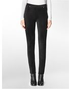 Calvin Klein Solid Ribbed Legging - Lyst
