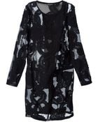 Ann Demeulemeester Embroidered Lace Dress - Lyst