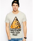 Diesel T-Shirt T-Caution Mowhawk - Lyst
