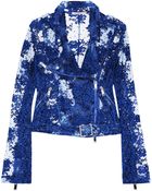 Christopher Kane Lace Biker Jacket - Lyst