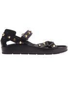 Balenciaga Arena Stud Leather Platform Sandals - Lyst
