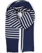 Sacai Striped Scarf - Lyst