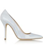 Oscar de la Renta Grace Patent-Leather Pumps - Lyst