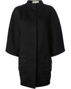 Emilio Pucci Embellished Pocket Coat - Lyst