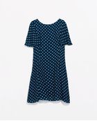 Zara Polka Dot Dress - Lyst