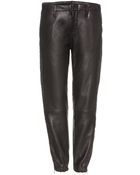 Rag & Bone Zipper Pajama Jean Leather Track Pants - Lyst