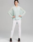 Eileen Fisher Ballet Neck Box Top - Lyst