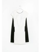 Violeta By Mango Chain Bicolor Dress - Lyst