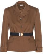 Miu Miu Cotton Jacket - Lyst